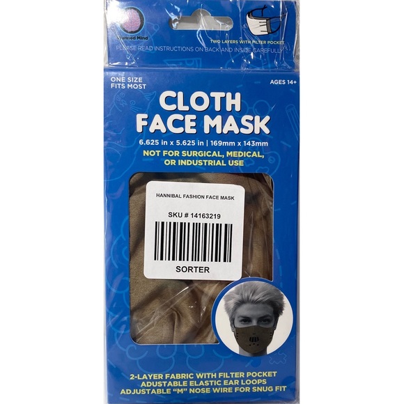 Face Mask Hannibal Lecter Serial Killer - Picture 6 of 11